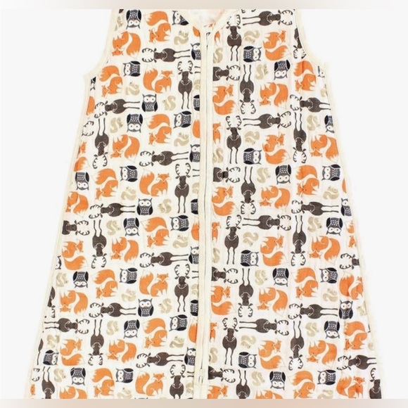 Hudson Baby Woodland Sleep Sack Cream Brown Orange - Picture 10 of 10